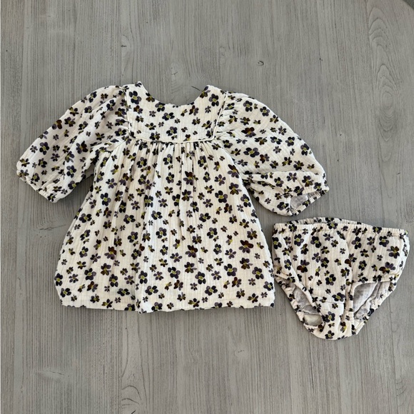 Flower print Fall dress from Zara kids. - Picture 1 of 5